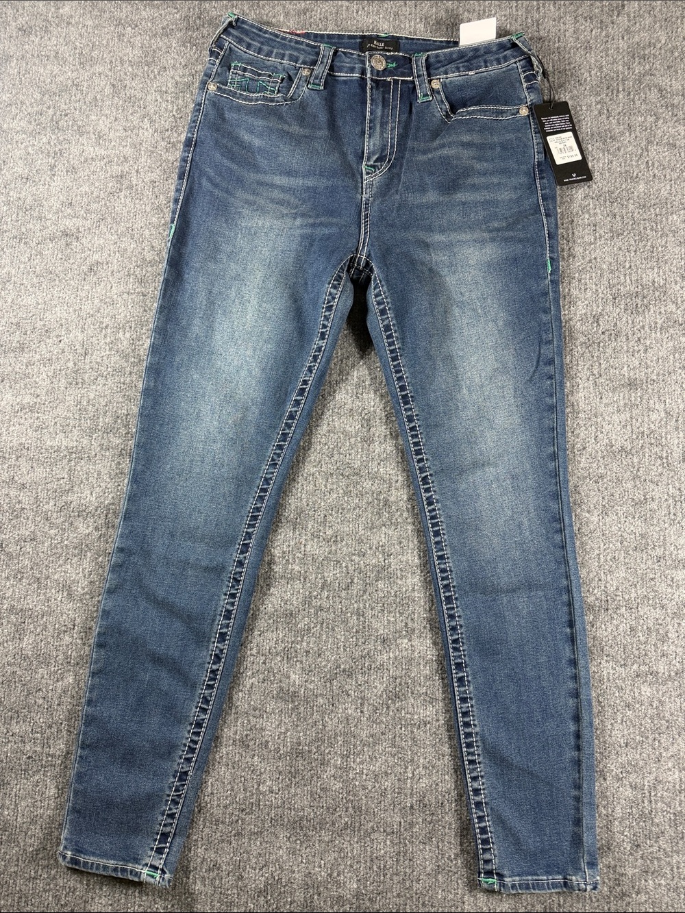 True Religion Halle High Rise Super Skinny Jeans Womens